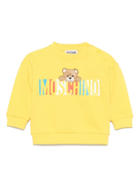 Moschino Kids teddy bear-motif sweatshirt