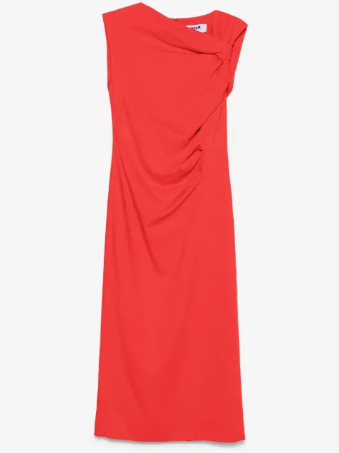 MSGM vestido midi con diseño asimétrico