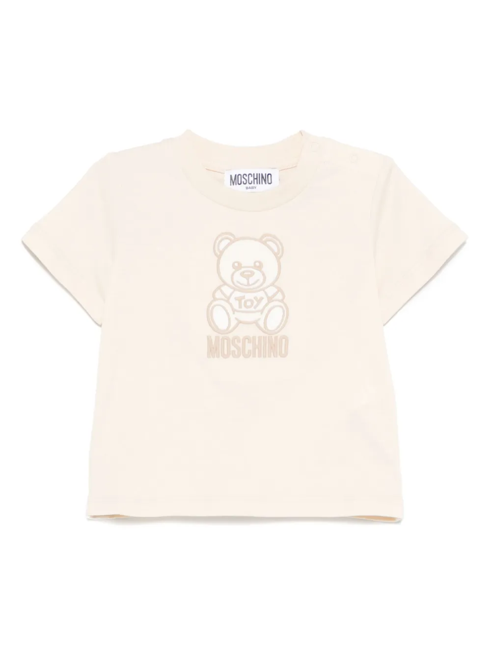 Moschino Kids T-shirt met teddybeerprint Beige