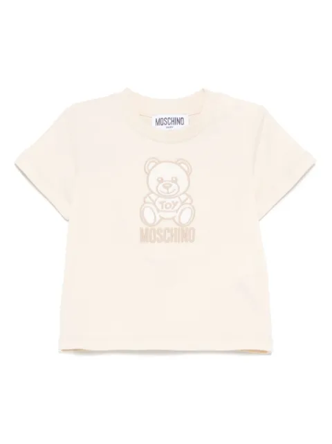 Moschino Kids T-Shirt mit Teddy-Motiv