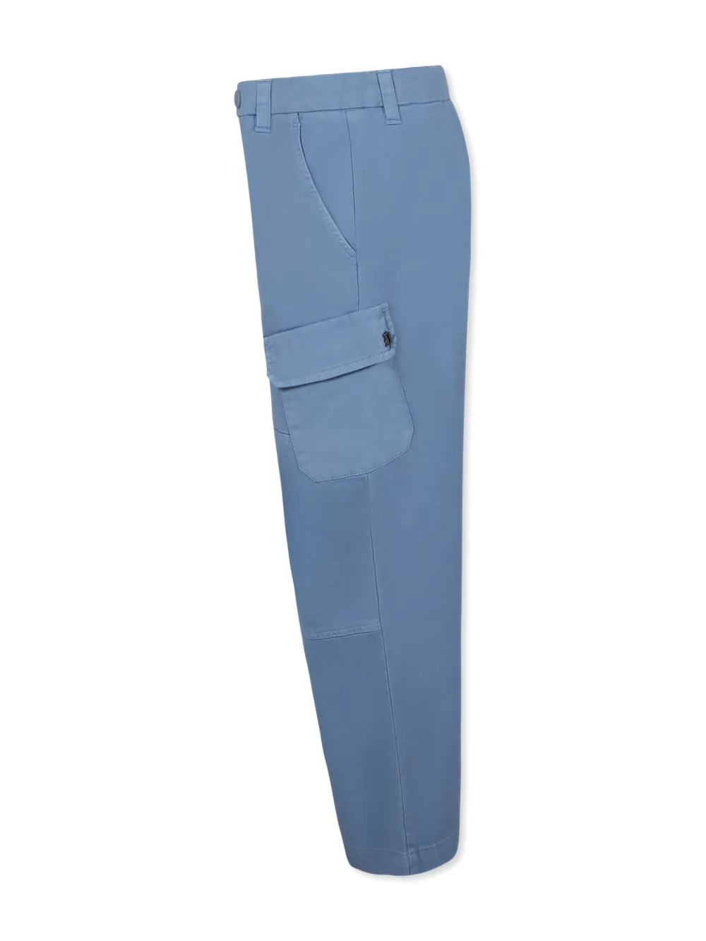 Shop Dondup Cargo Trousers In Blue