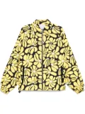 MSGM floral-print jacket - Yellow