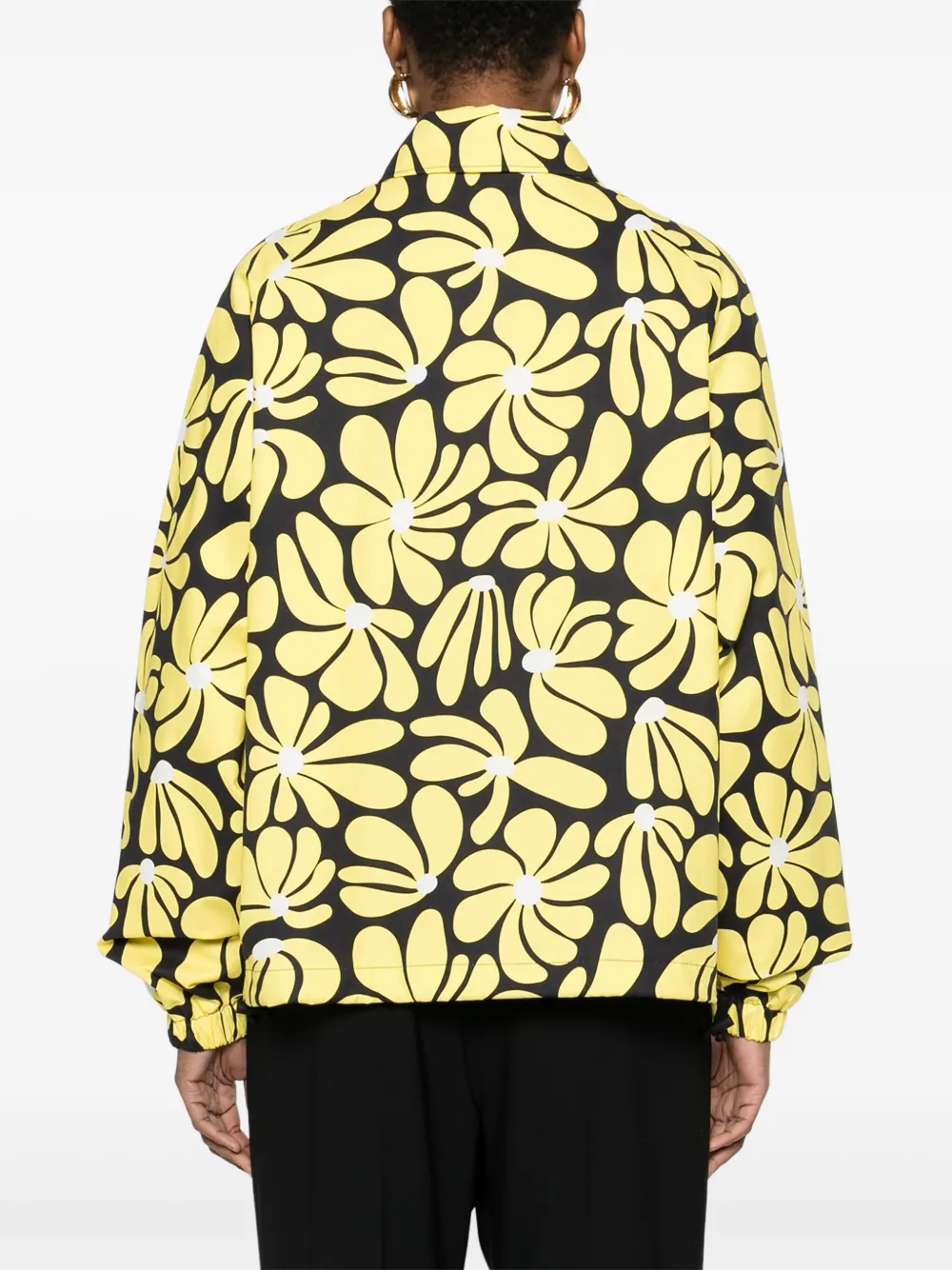 MSGM Jack met bloemenprint Geel