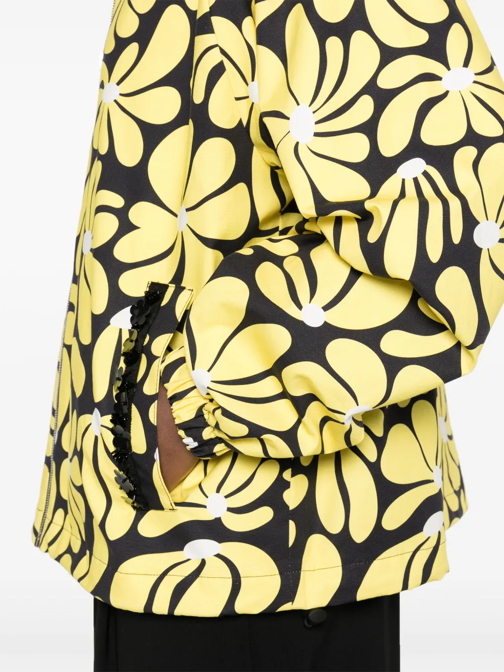 MSGM Jack met bloemenprint Geel