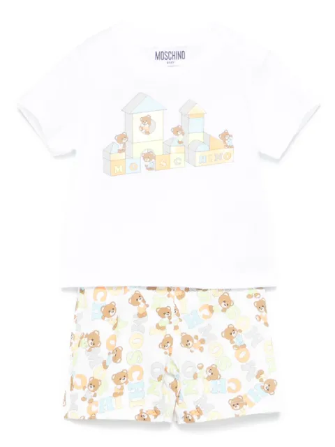 Moschino Kids Teddy Bear short set