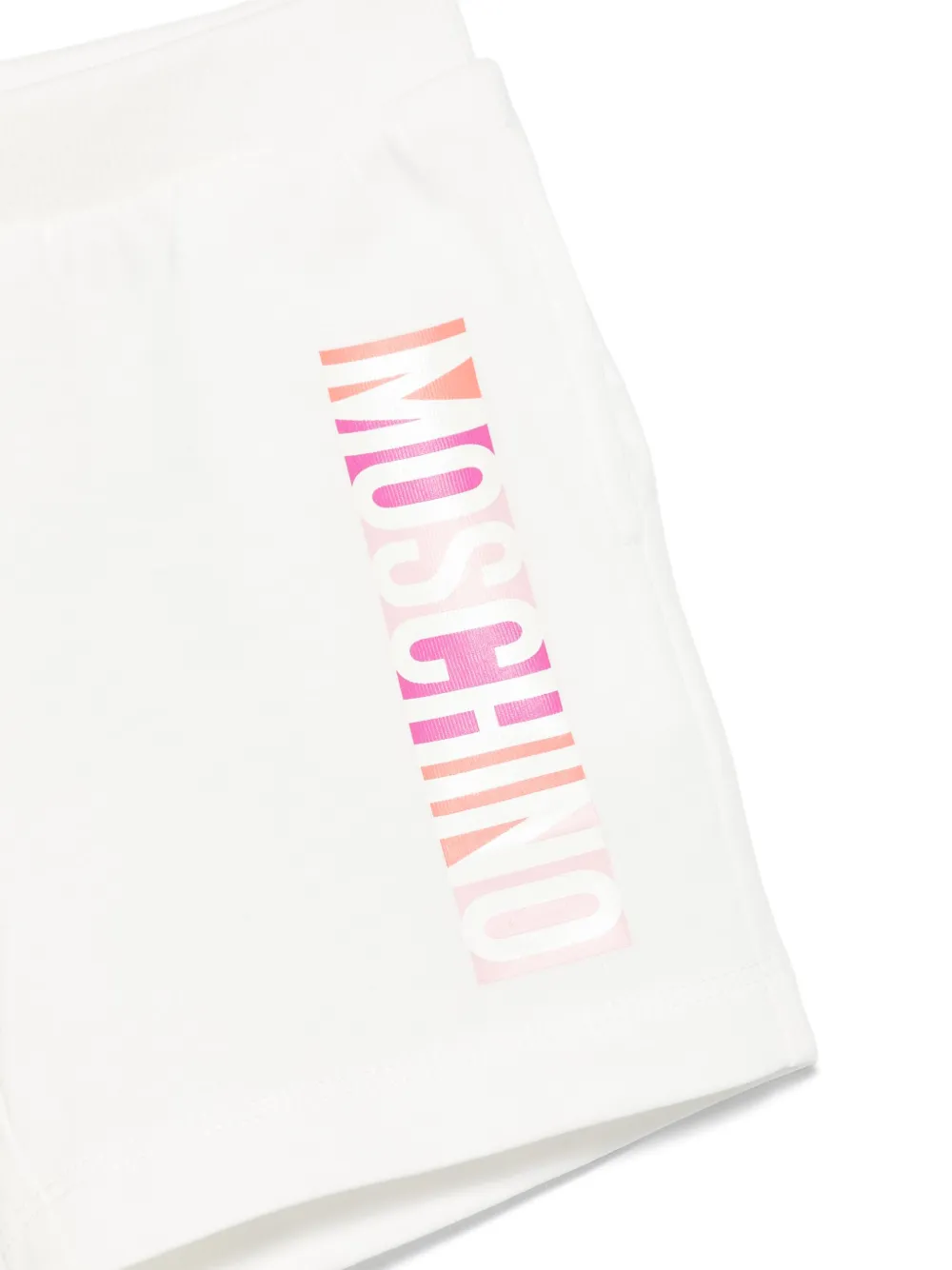 Moschino Kids T-shirt en shorts met teddybeerprint Wit