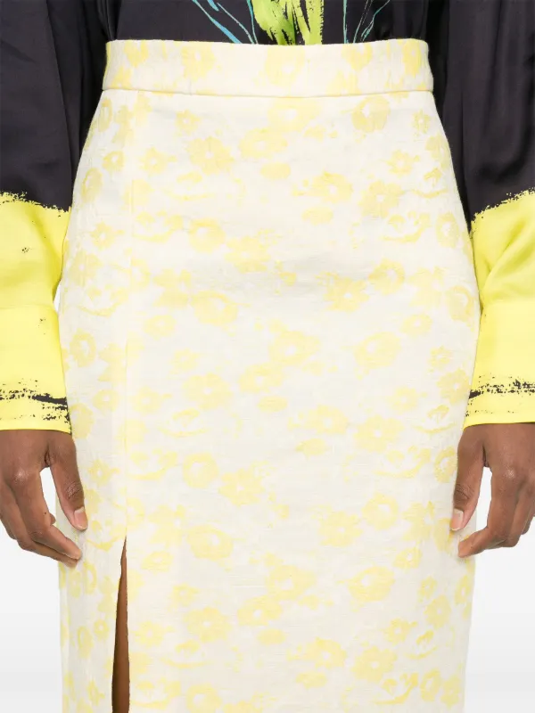 ワンピース MSGM Women Mid Skirts 3842MDA23257309 06 YELLOW Shop MSGM Skirts For Girls Online in Kuwait | Ounass
