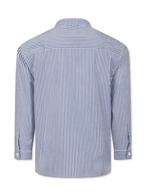 DONDUP KIDS embroidered-logo shirt 