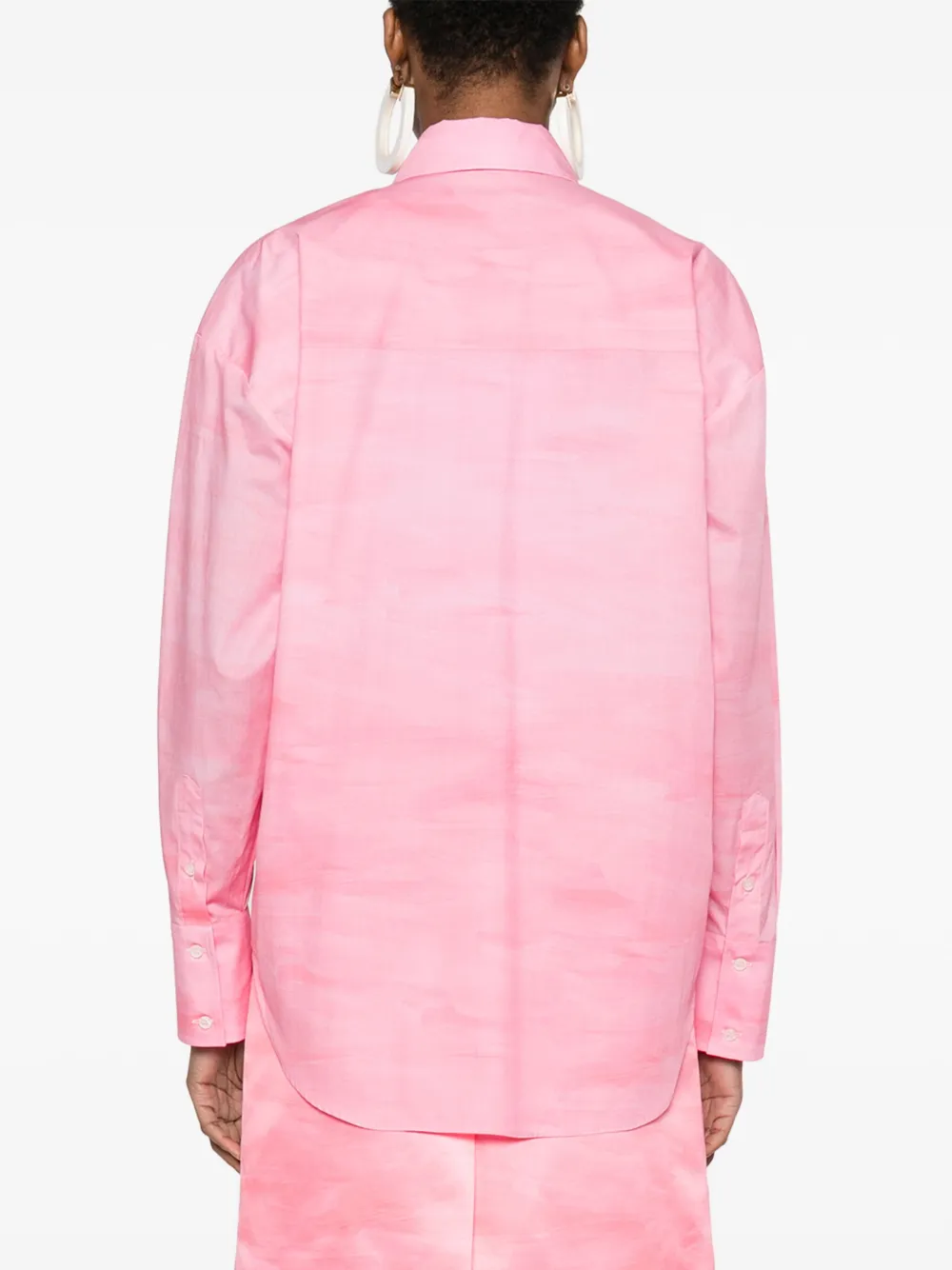 MSGM x Luke Edward Hall blouse met print Roze