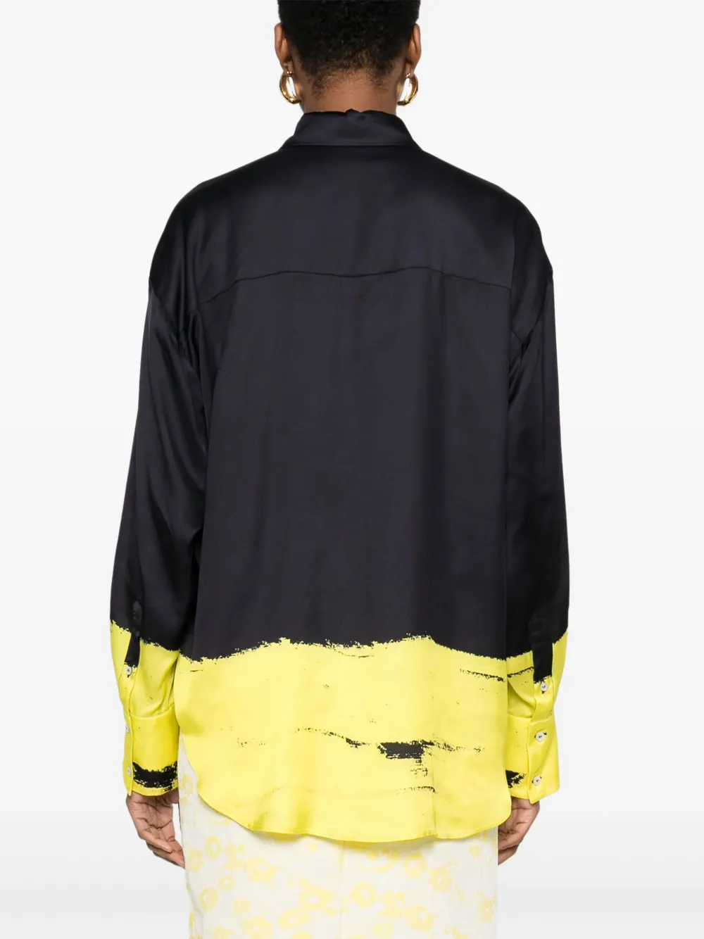 MSGM Blouse met bloemenprint Zwart