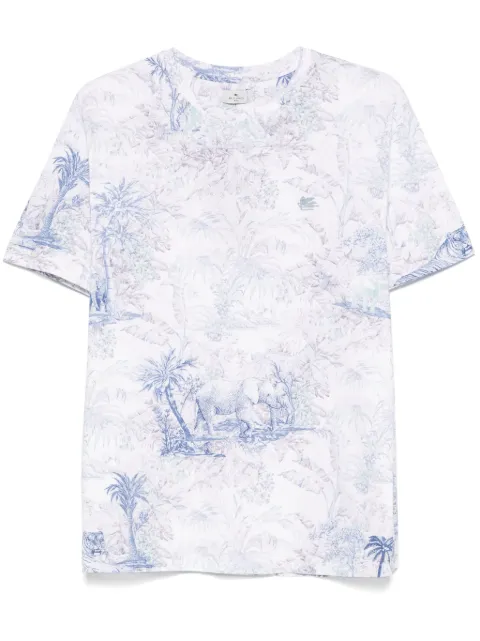 ETRO jungle-print T-shirt 