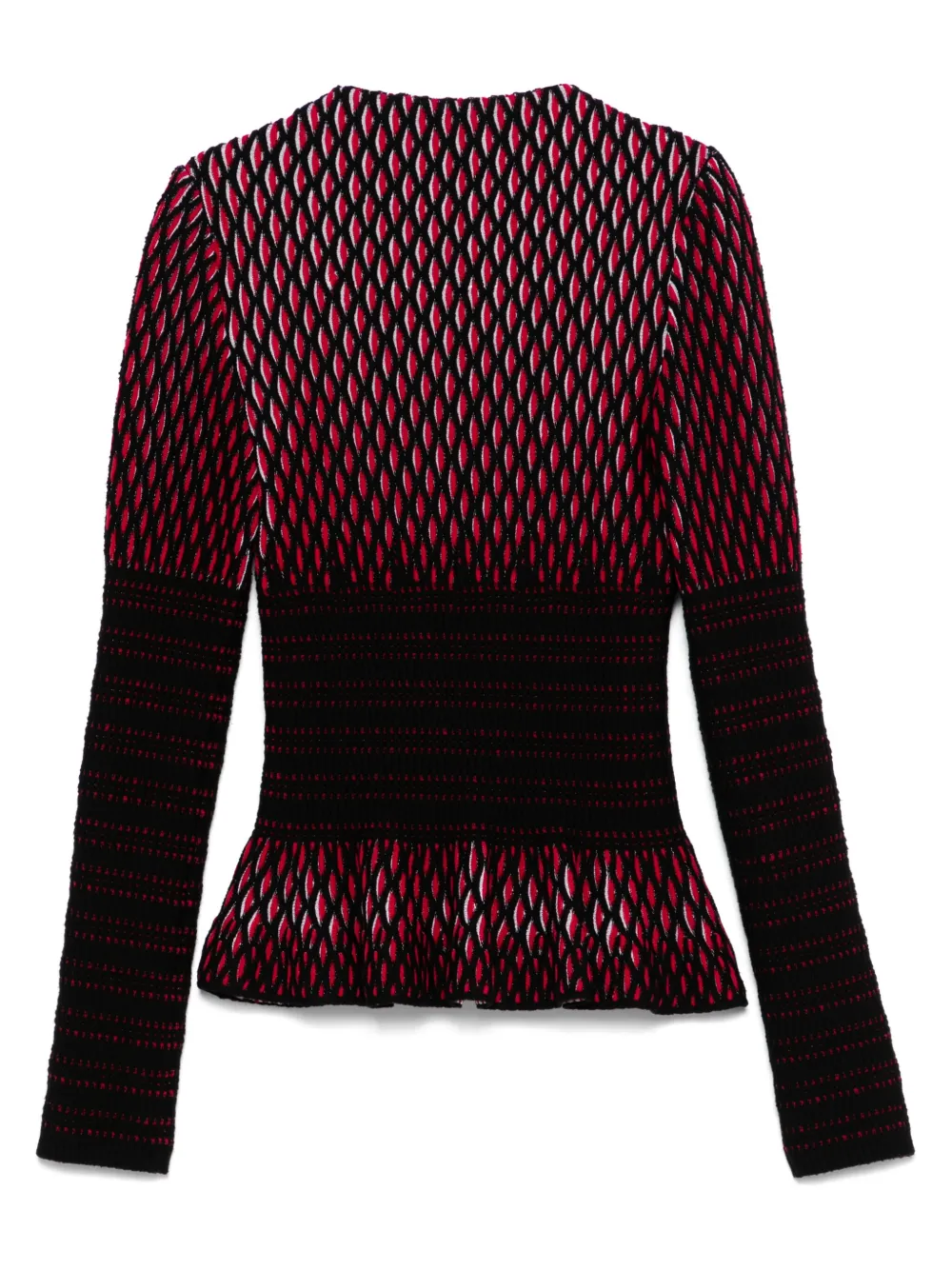 Alaïa Pre-Owned 2000s trui met jacquard - Rood