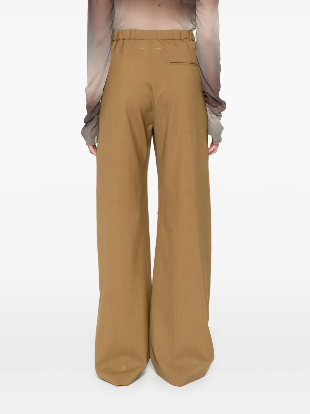 MM6 Maison Margiela Wollen broek Groen
