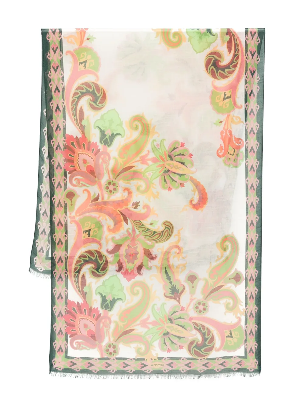 ETRO Boheme スカーフ - グリーン ETRO Boheme スカーフ - グリーン
