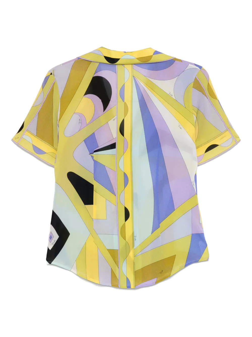 PUCCI Pre-Owned 2000s blouse met Iride-print - Paars