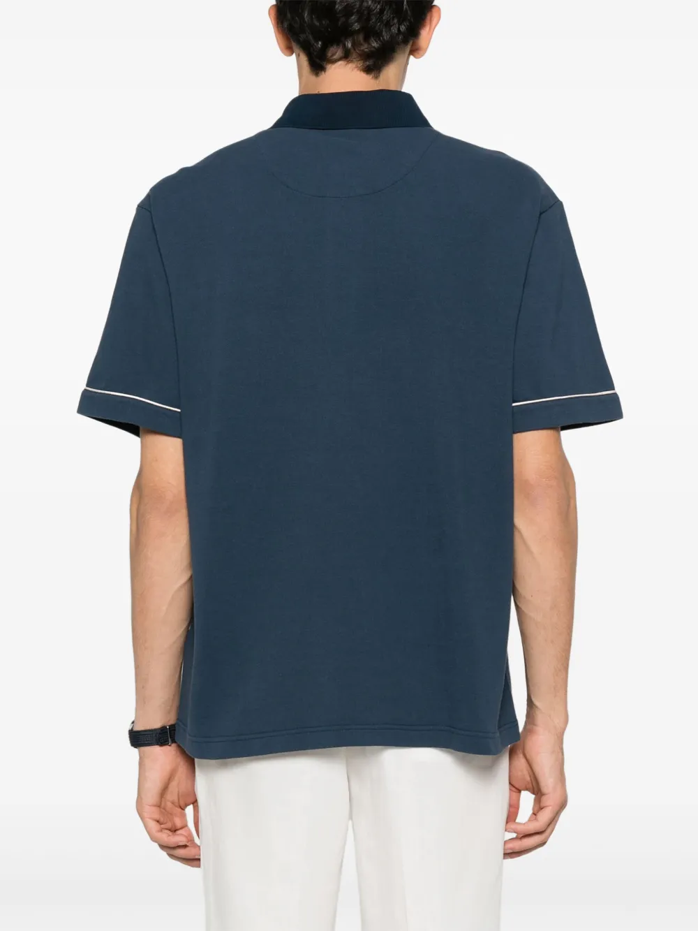 ETRO Poloshirt met patroon Blauw