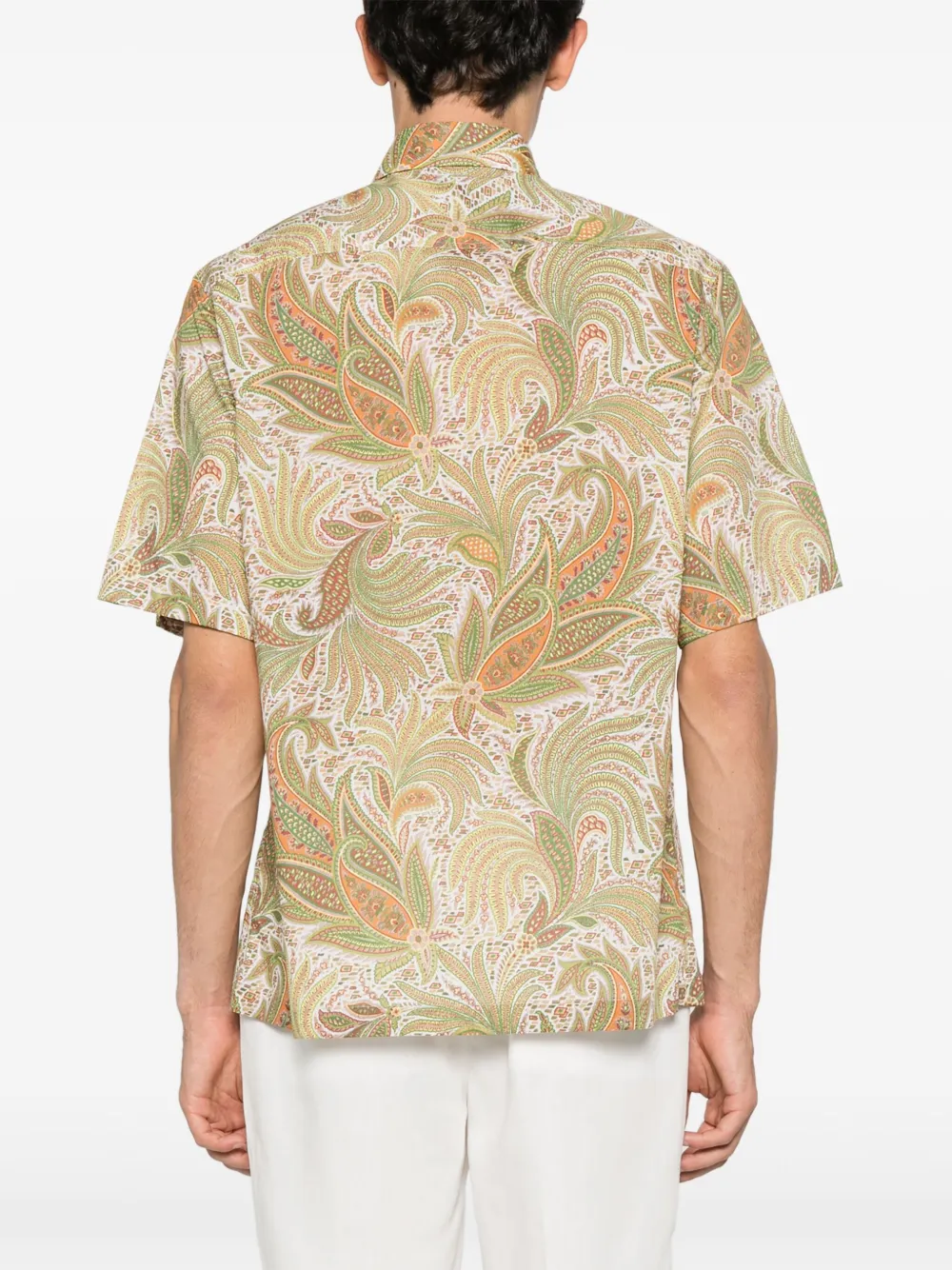 ETRO Overhemd met paisley-print Groen