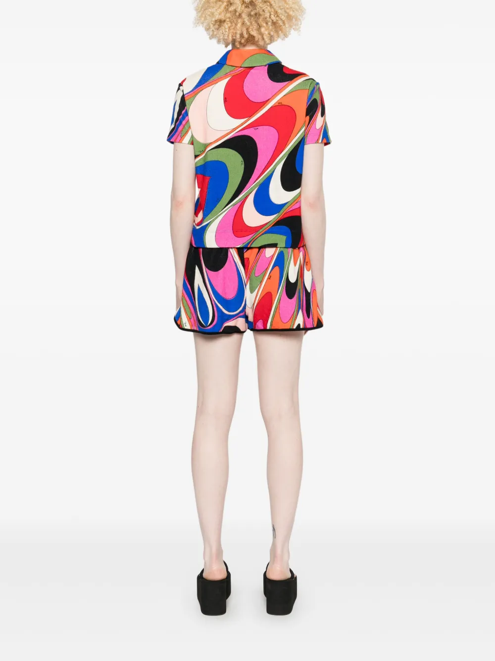 Pre-owned Pucci 2000s Marmo-print In Pink