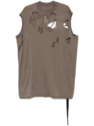Rick Owens DRKSHDW Tarp タンクトップ | ブラウン | FARFETCH JP