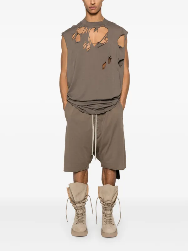 Rick Owens DRKSHDW Tarp タンクトップ | ブラウン | FARFETCH JP