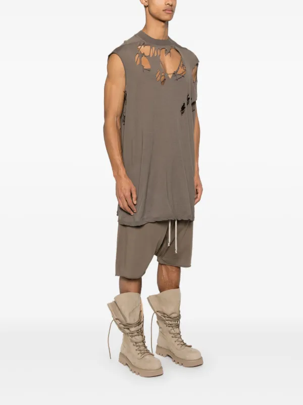 Rick Owens DRKSHDW Tarp タンクトップ | ブラウン | FARFETCH JP
