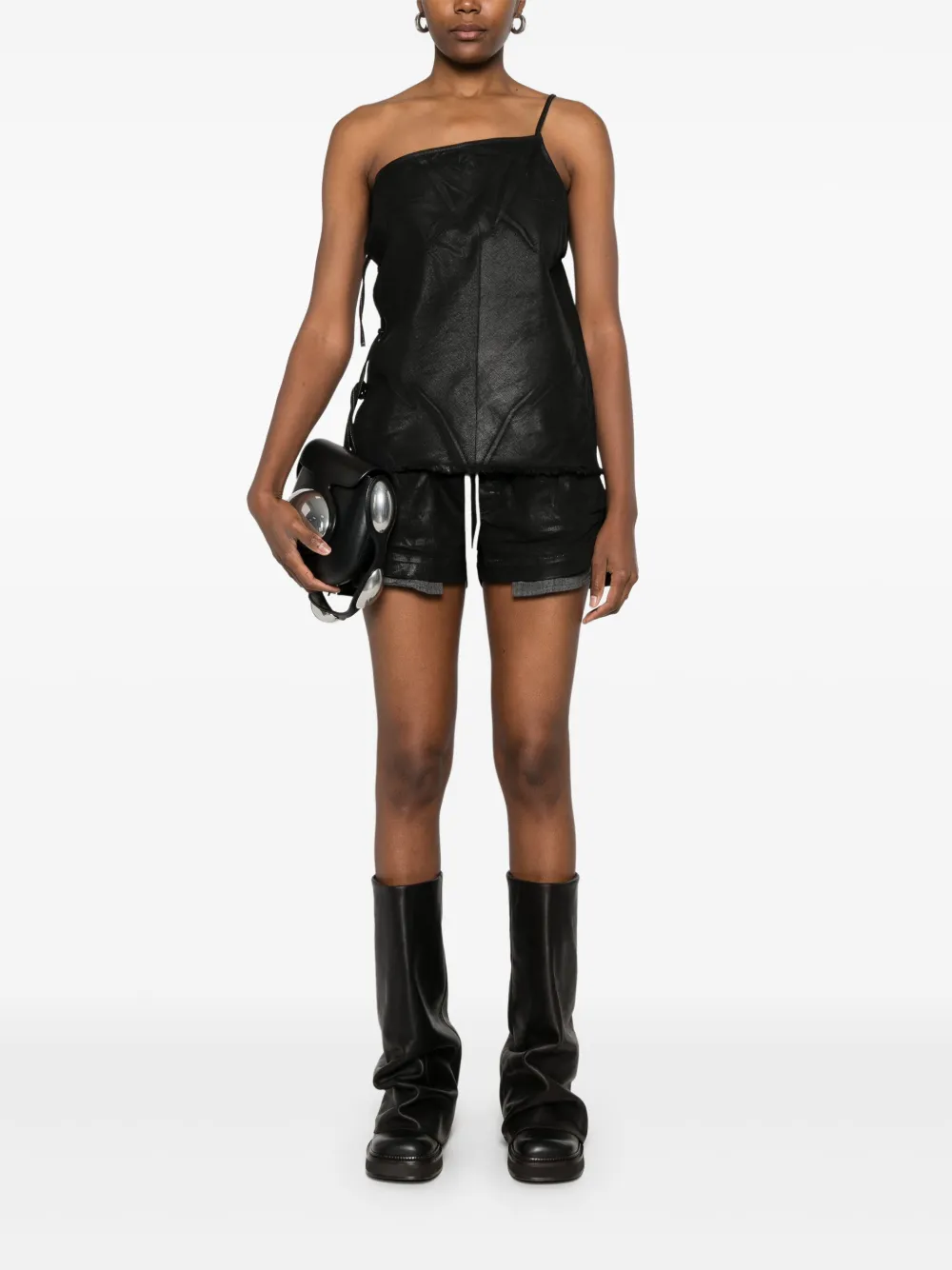 Rick Owens DRKSHDW Taco top - Zwart