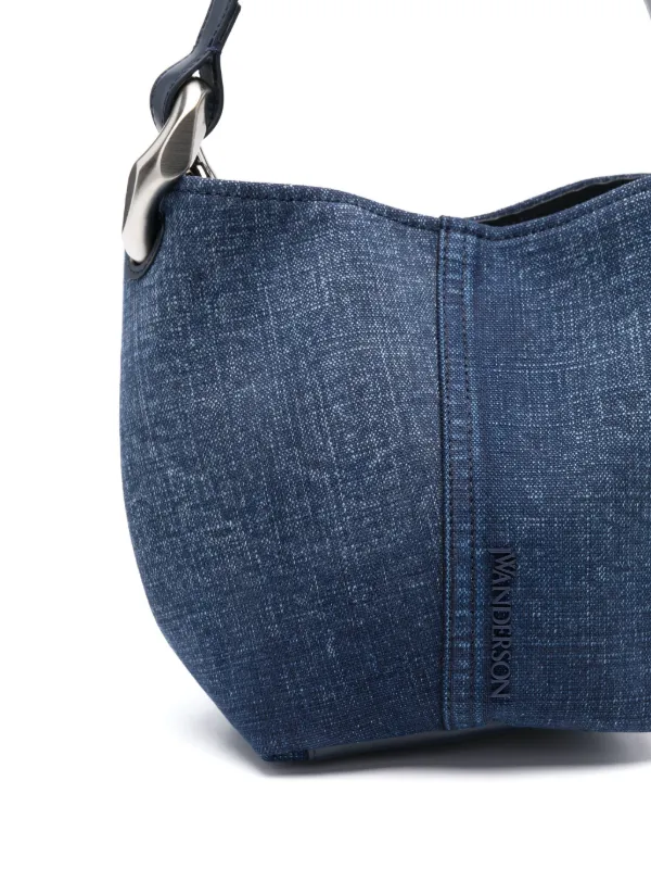 JW Anderson Small JWA Corner Bucket Bag | Blue | FARFETCH