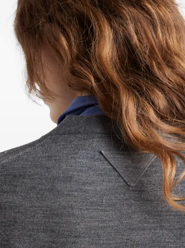 Prada ウール カーディガン | グレー | FARFETCH JP 