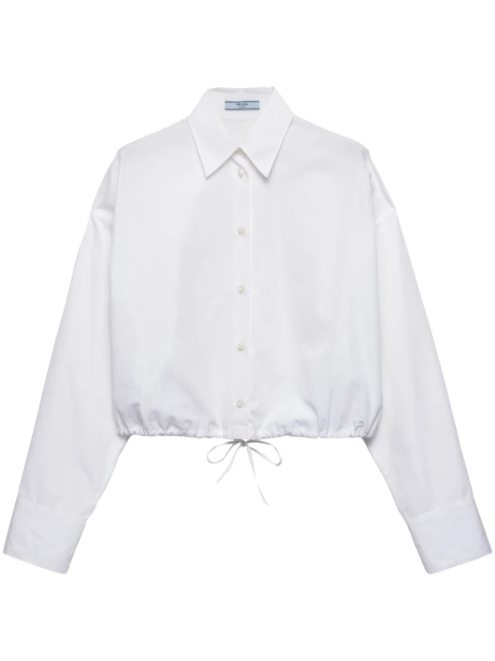 Prada Popeline blouse Wit