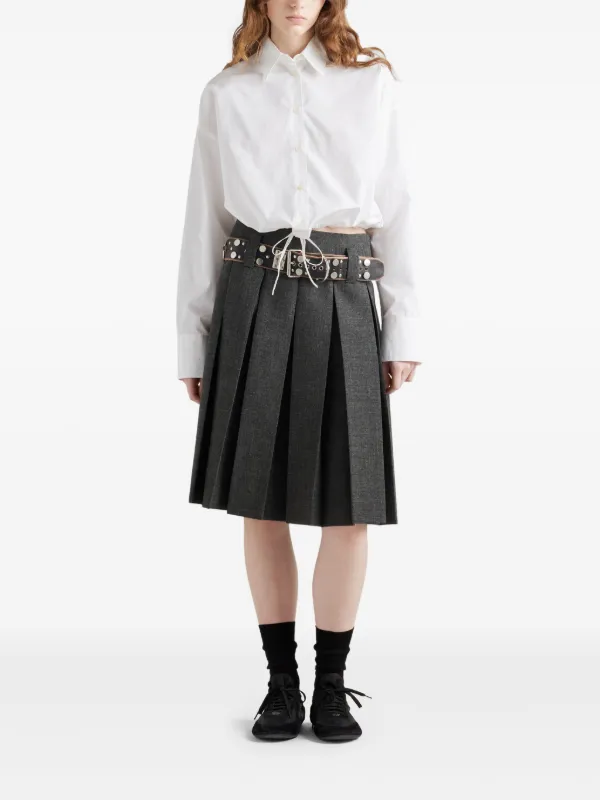 Prada ポプリン シャツ | ホワイト | FARFETCH JP