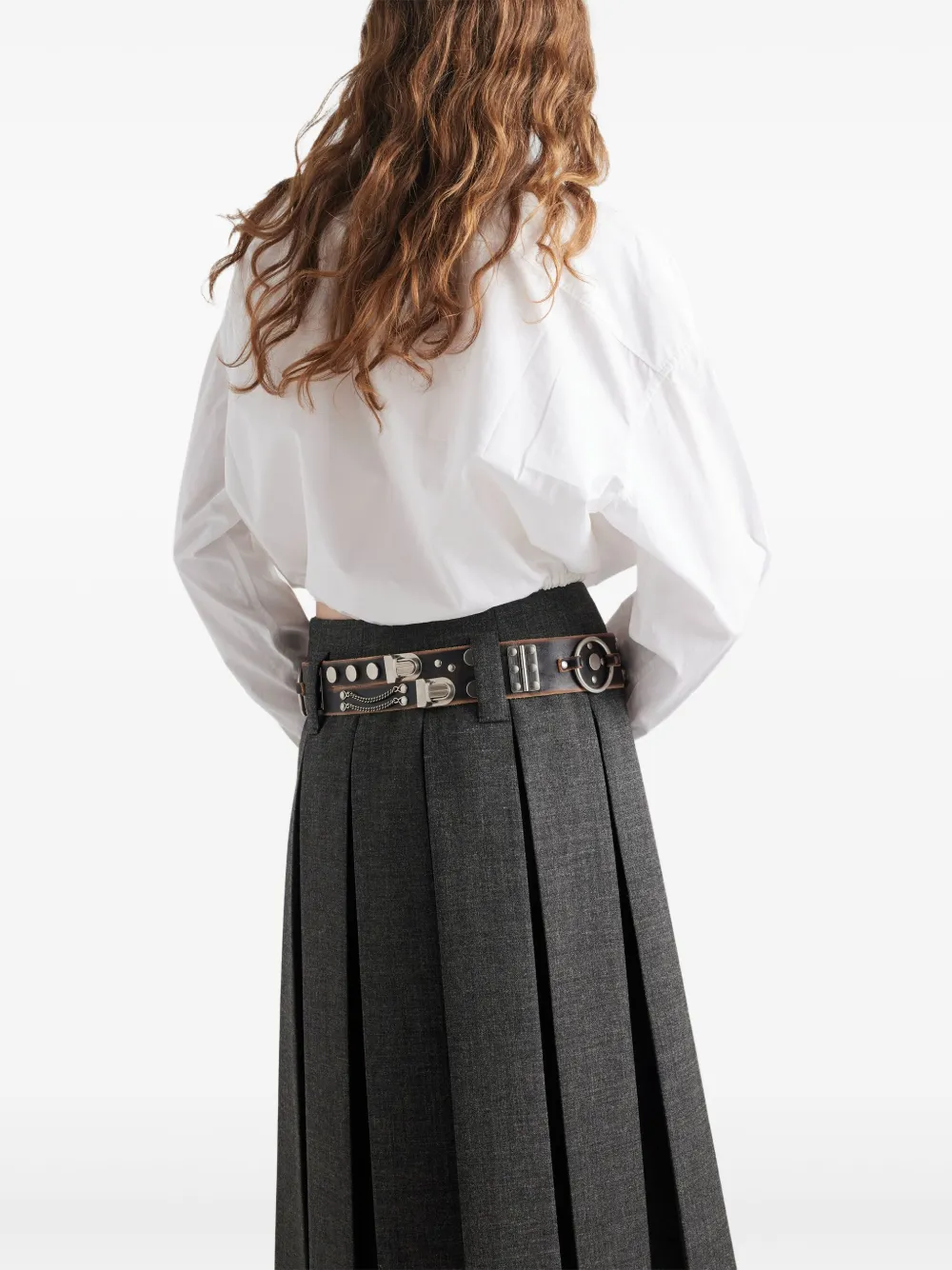Prada Popeline blouse Wit