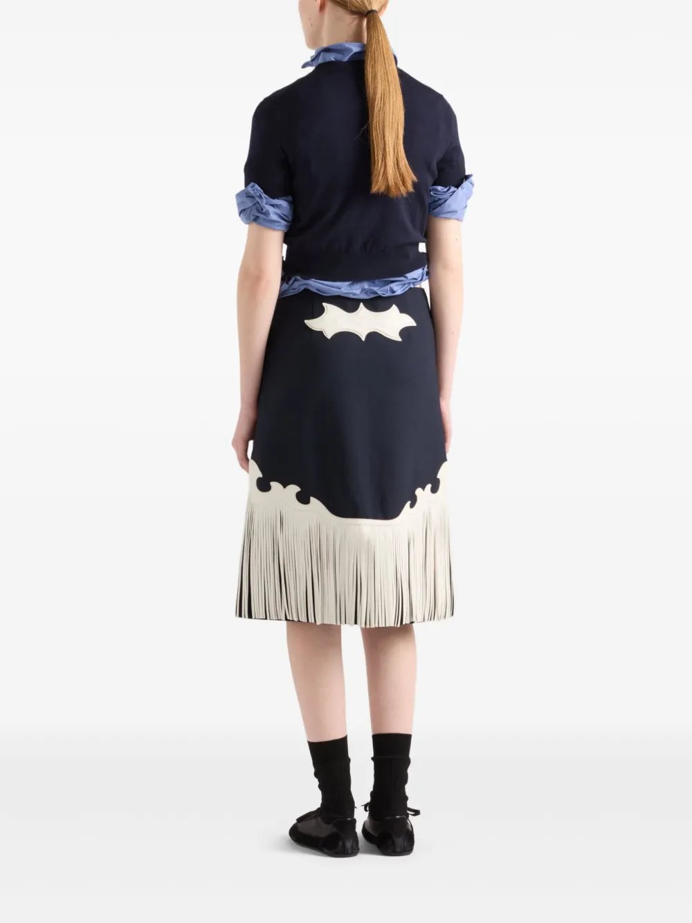 Prada Wollen top Blauw