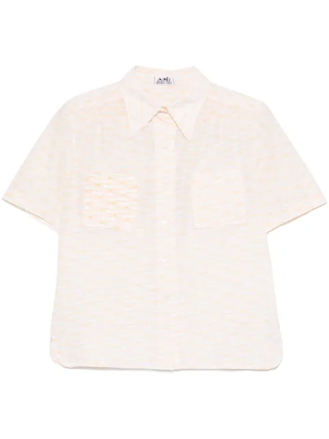 Hermès Pre-Owned 1970s printed cotton shirt