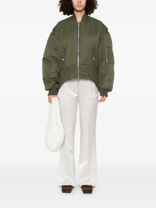 JW Anderson ボンバージャケット | グリーン | FARFETCH JP