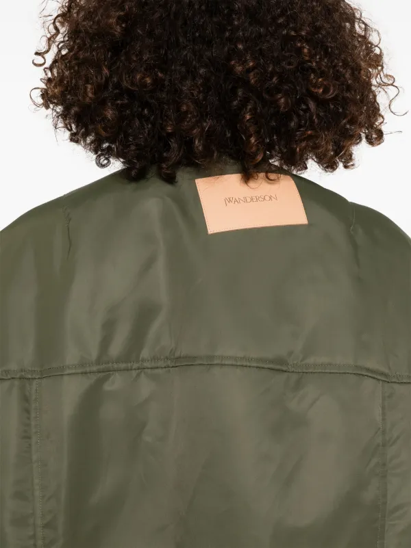 【関税込み】JW Anderson ボンバー JW Anderson ボンバージャケット | グリーン | FARFETCH JP