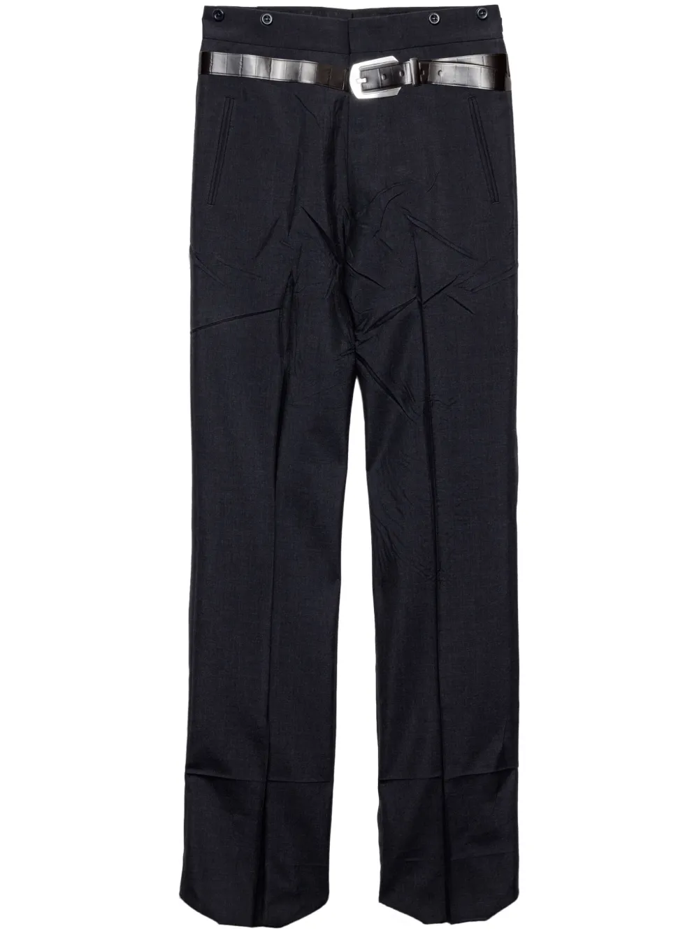 Prada Hose mit Gürtel | Blau | Image 1