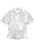 Prada satin shirt - White