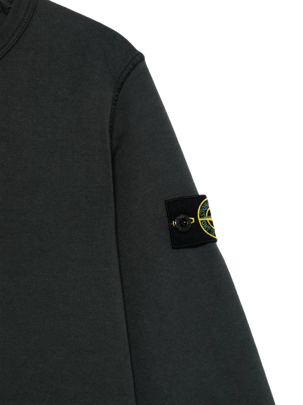 Stone Island Junior Sweater met Compass-logopatch Grijs