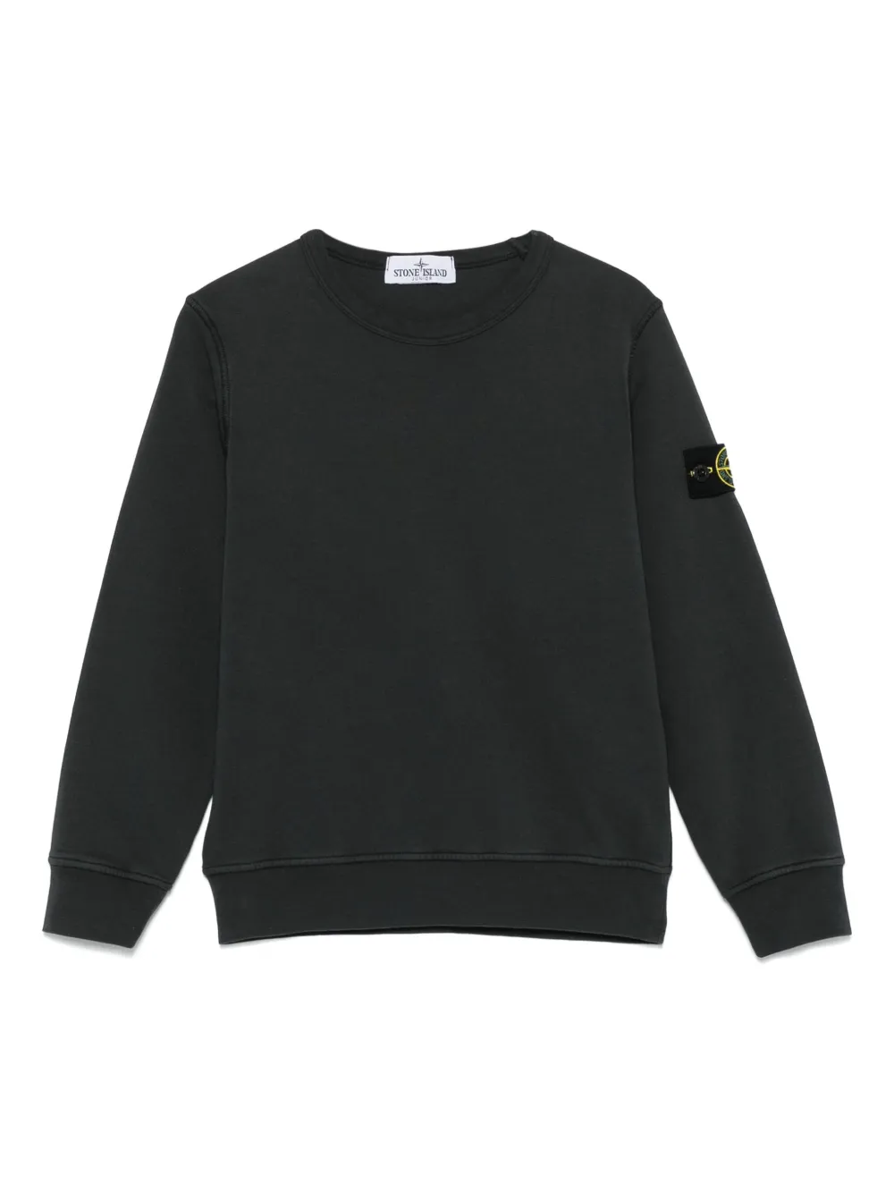 Stone Island Junior Sweater met Compass-logopatch Grijs