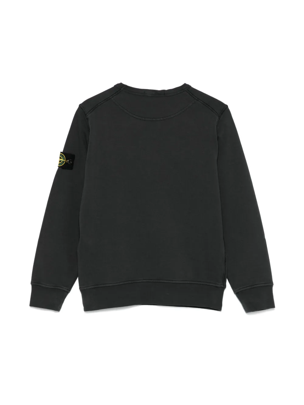 Stone Island Junior Sweater met Compass-logopatch - Grijs