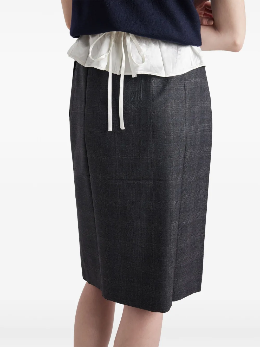 Prada Wollen rok Grijs