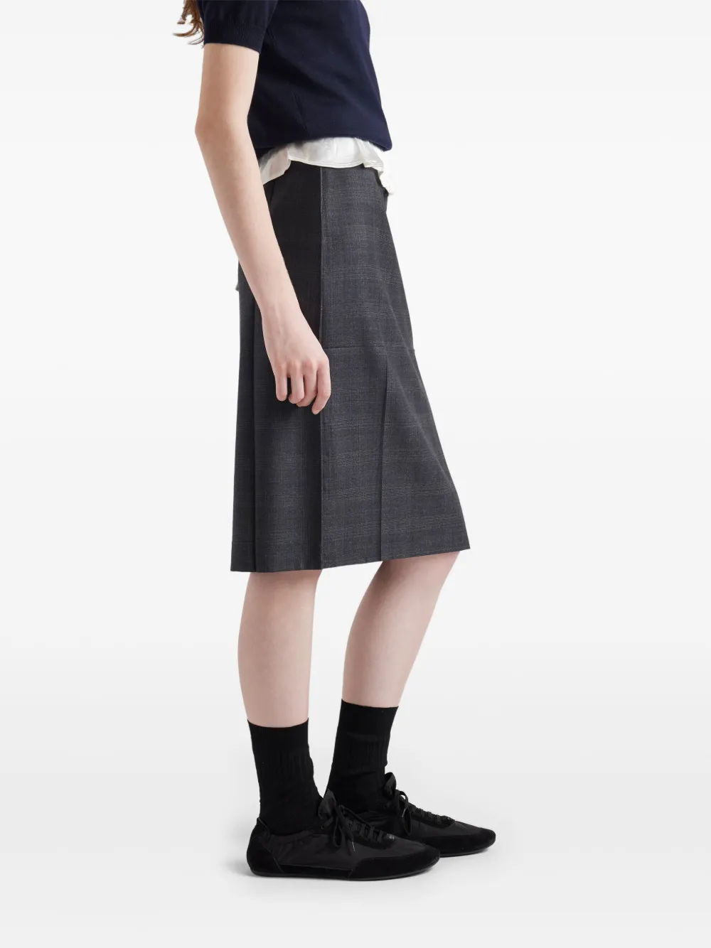 Prada Wollen rok Grijs