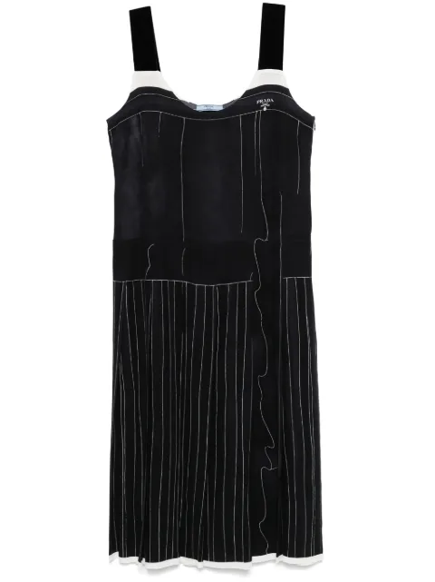 Prada Pre-Owned 2000s striped midi dress