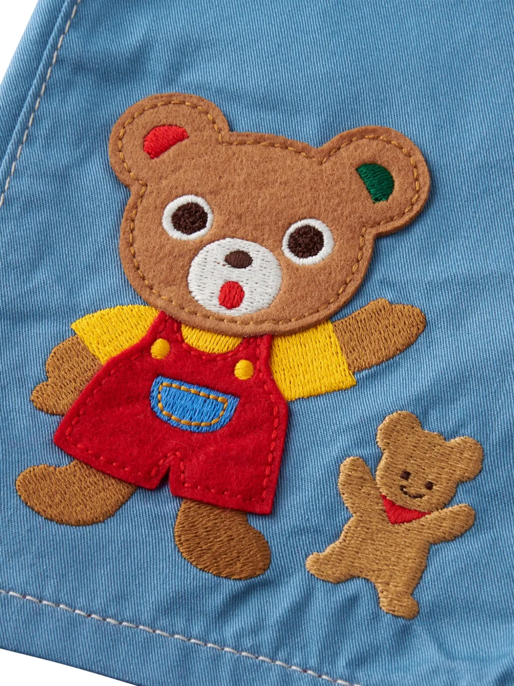 Miki House Broek met patch Blauw