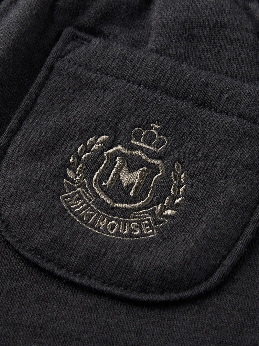 Miki House Cotton Track Pants In Black