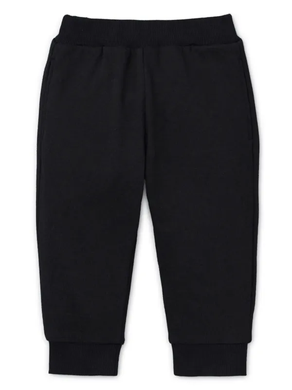 Miki House Cotton Track Pants Black FARFETCH IN