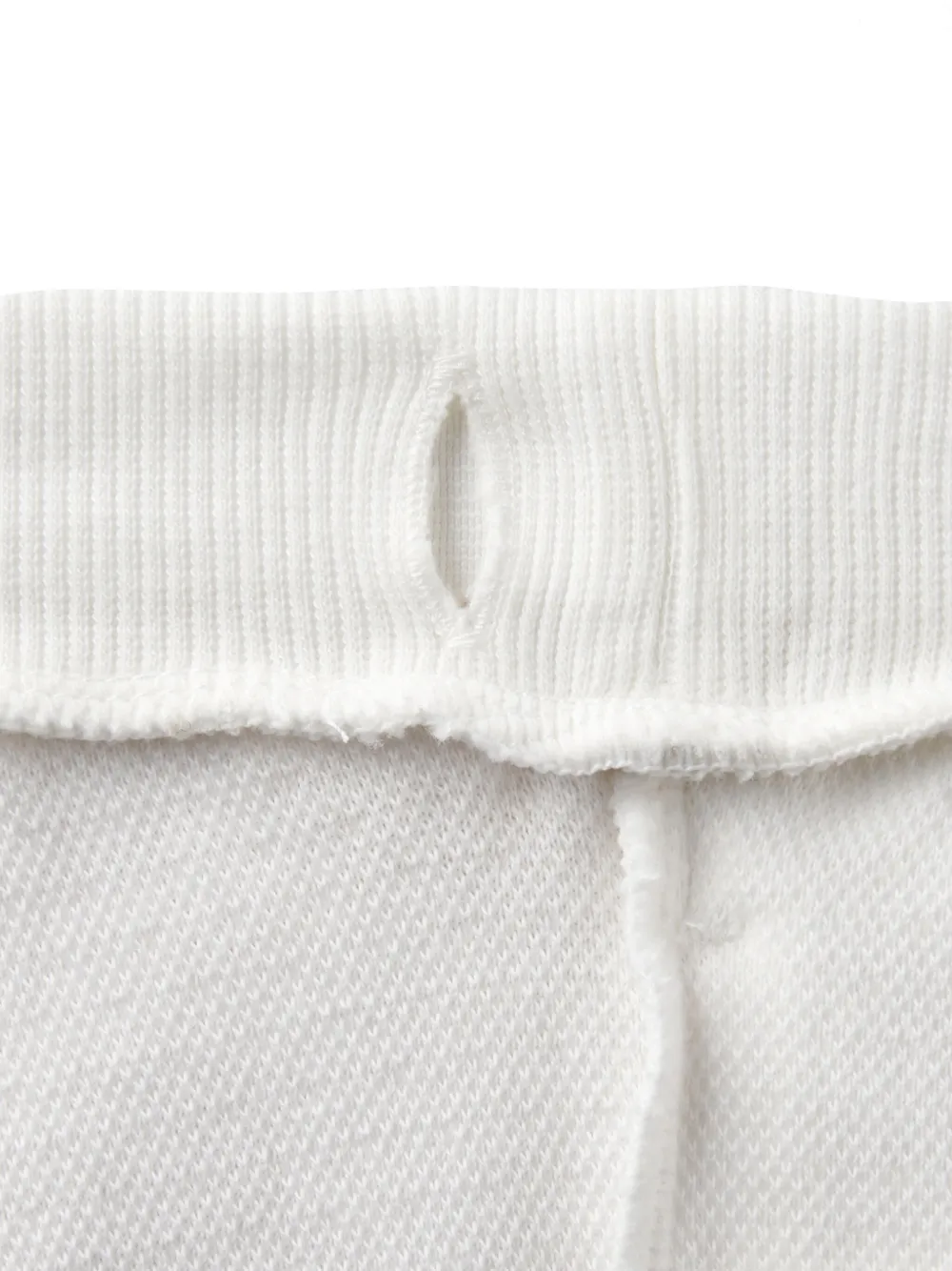 Miki House Logo-embroidered Tracksuit Bottom In White