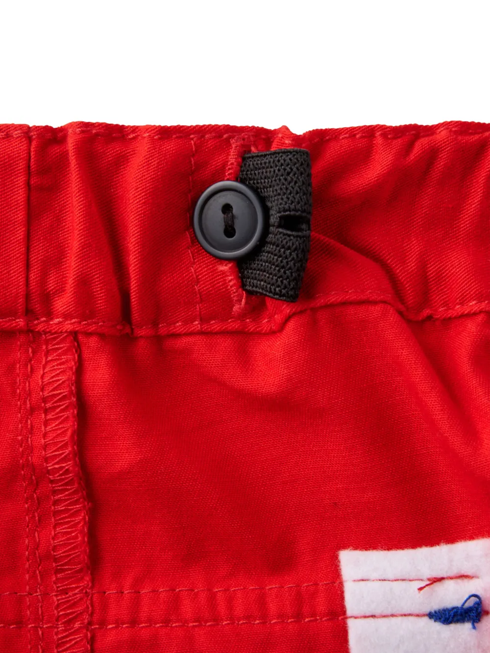 Miki House Broek met patch Rood