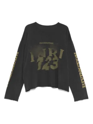 Tシャツ・カットソー RRR123 SS25 T-shirts (INRI LS05 VBLK) 123_Inri_Snake_ls_Tee_1_06c517