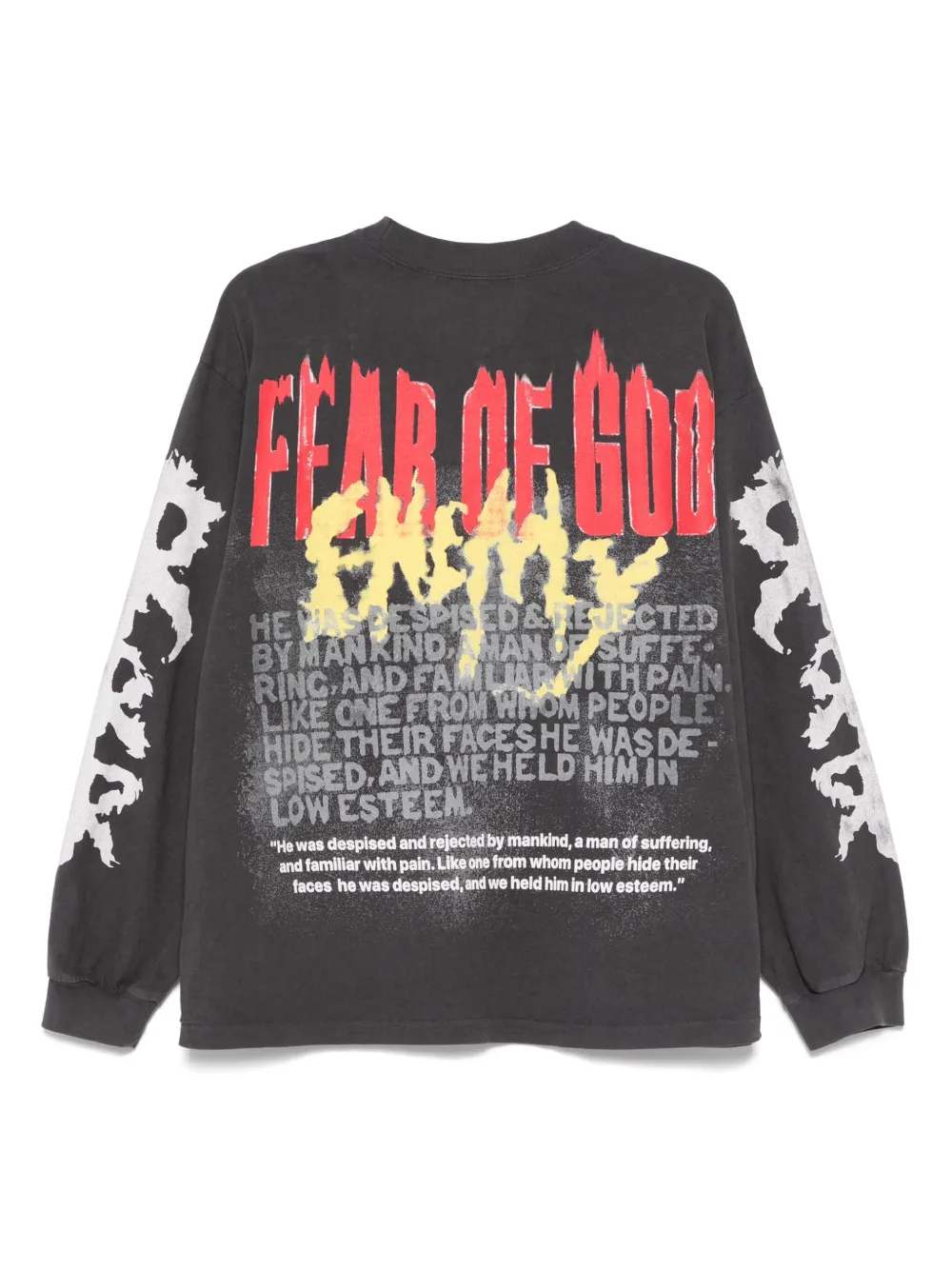 RRR123 x Fear of God Look, it's the enemy sweater - Grijs